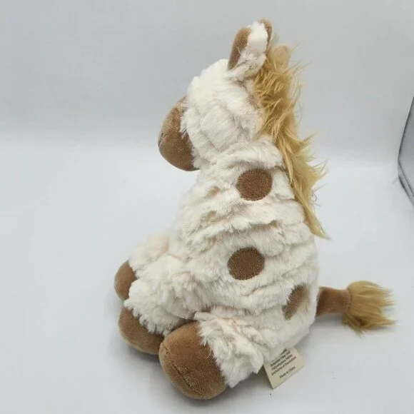 First Impressions White Tan Spotted Giraffe Soft Plush Stuffed Animal Macy's 9" - Picture 3 of 7